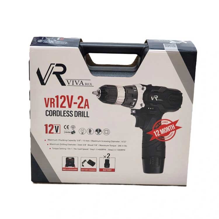 دریل شارژی ویوارکس مدل VR12V-2A